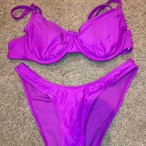 Purple bikini